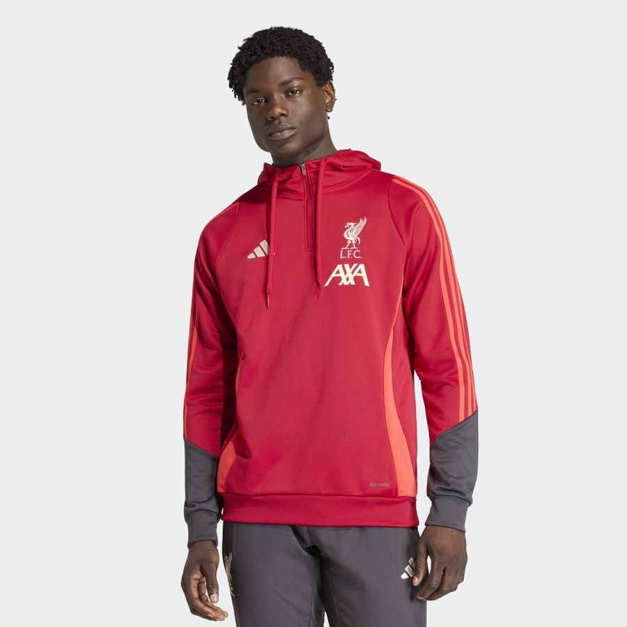 Liverpool Hoodie Tiro 25 - Strawberry Red - Men's-SoccerKits Hub | Buy Soccer Jerseys Online